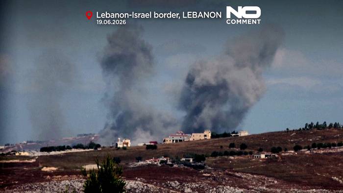 News video: Luftangriffe im Libanon töten 18 Menschen, Bewohner fliehen aus südlichen Dörfern