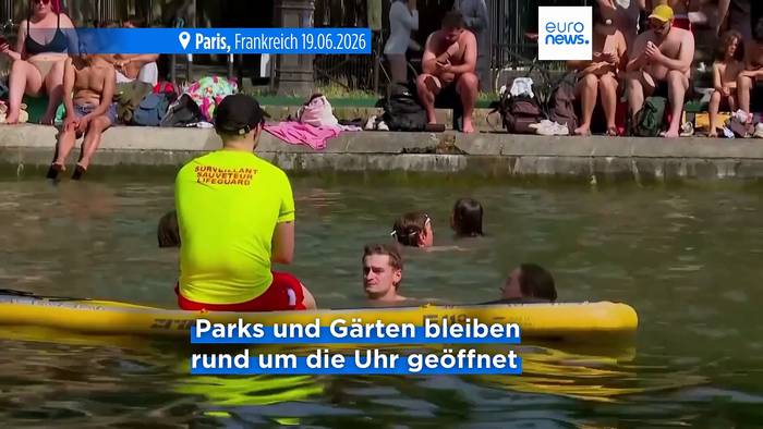 News video: Frankreich stöhnt unter extremer Hitze