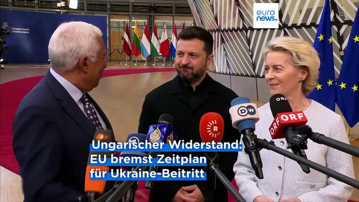 Video: Ungarischer Widerstand: EU bremst Zeitplan für Ukraines EU-Beitritt