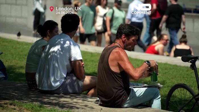 News video: Hitzewelle über Europa: von London bis Madrid fast 39 Grad