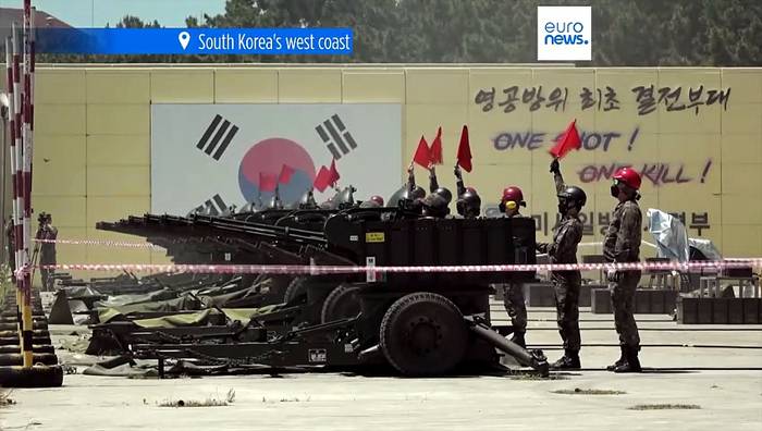 News video: Südkorea führt erste Schießübung gegen Drohnenschwärme durch