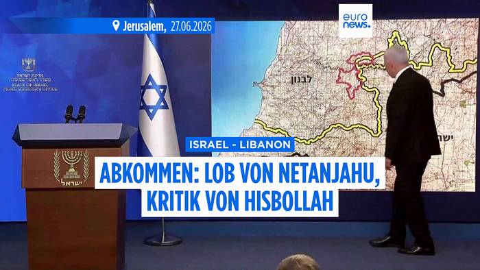 News video: Libanon-Abkommen: Netanjahu zufrieden, extreme Rechte und Hisbollah nicht