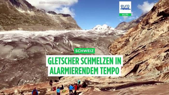Video: Extremhitze in Europa: Schweizer Gletscher schmelzen in alarmierendem Tempo