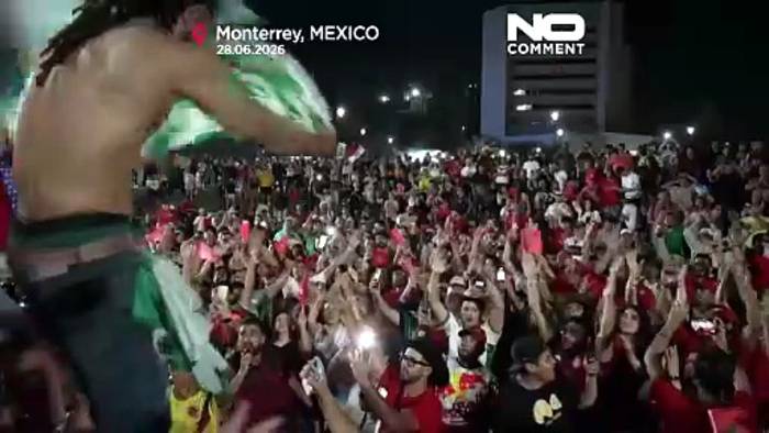 Video: Marokko-Fans lassen Monterrey vor K.-o.-Duell mit Niederlanden leuchten