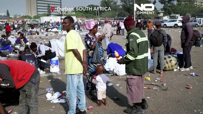 News video: Südafrika: Tausende Migranten warten in Lagern auf Rückführung