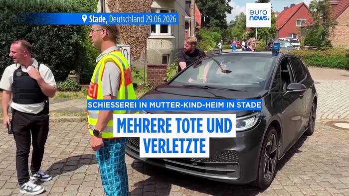 News video: 6 Tote nach Schüssen in Mutter-Kind-Heim in Niedersachsen – offenbar Sorgerechtsstreit