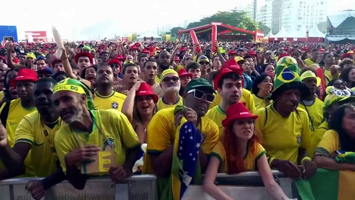 News video: Brasilien-Fans feiern dramatischen WM-Sieg gegen Japan