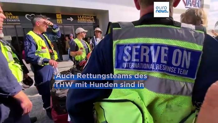News video: Rettungsteams aus Europa helfen in Venezuela bei verzweifelter Suche nach Überlebenden des Erdbebens