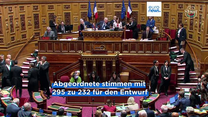 News video: Frankreichs Nationalversammlung billigt Gesetz zu assistiertem Suizid trotz Senatsveto