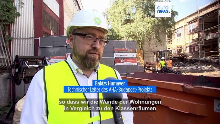 Video: Aus Schule wird Mietshaus: Altbau in Ungarn wird neu genutzt