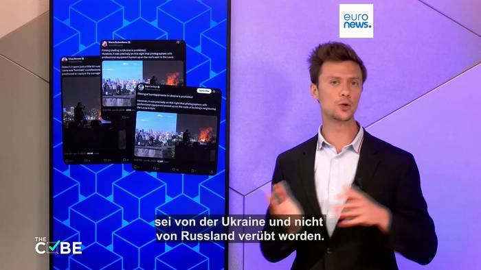 News video: KI-generierte Bilder: Wurde der Angriff auf das Kyjiwer Kloster inszeniert?