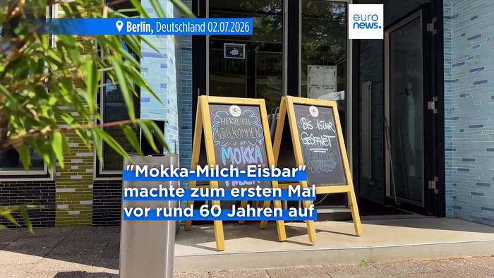 News video: Wiedereröffnung der Mokka-Milch-Eisbar in Berlin: Ein Ort der Ostalgie kehrt zurück