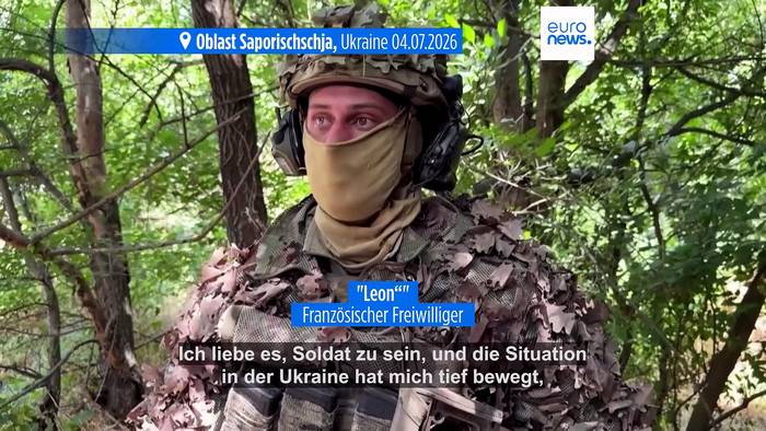 News video: Freiwillige Kämpfer aus Frankreich trainieren in der Ukraine in der Geheimdienst-Legion