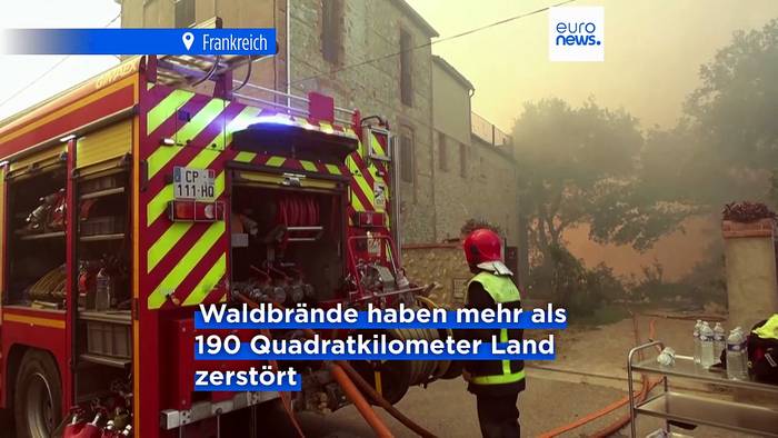 News video: Brände in Portugal und Spanien: Behörden in Griechenland warnen vor giftigem Rauch