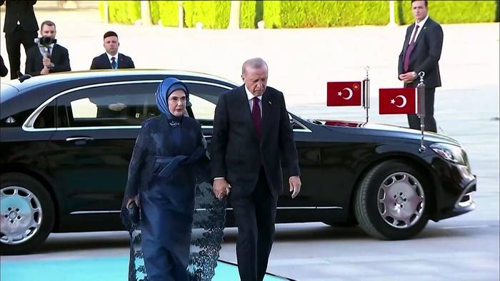 News video: Erdogan empfängt Staats- und Regierungschefs vor NATO-Gipfel mit Zeremonie