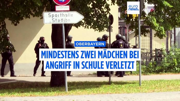 News video: Amoktat? Zwei Mädchen an bayrischem Gymnasium schwer verletzt, Täter war doppelt bewaffnet