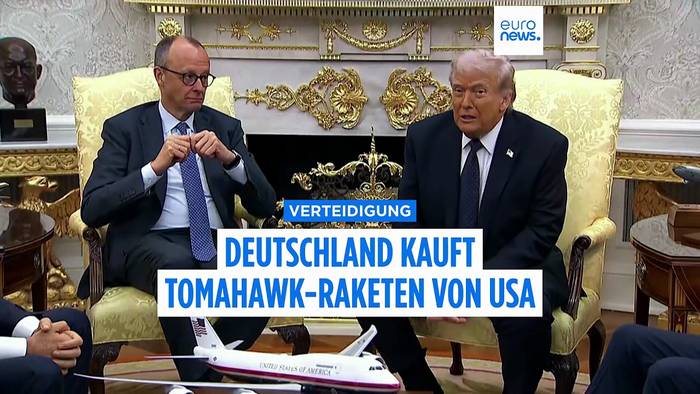 News video: Merz: USA genehmigen Verkauf von Tomahawk-Raketen an Deutschland