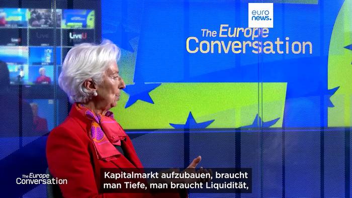News video: EZB-Chefin Lagarde exklusiv bei Euronews: Digitaler Euro ersetzt Bargeld nicht