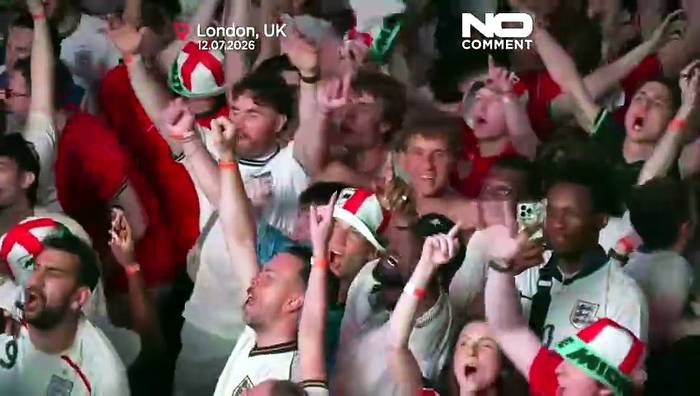News video: Bellingham-Doppelpack bringt ausgelassene Engländer ins WM-Halbfinale