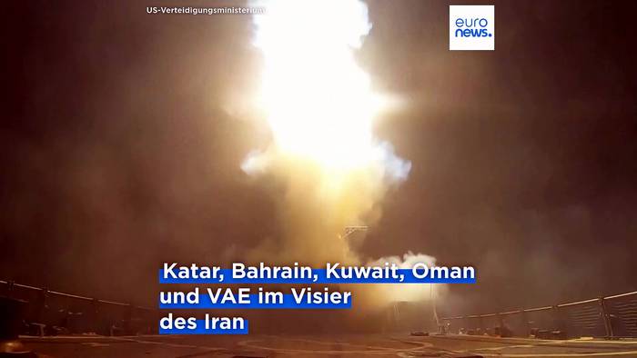News video: Iran greift Katar, VAE, Bahrain und Kuwait nach US-Angriffen an