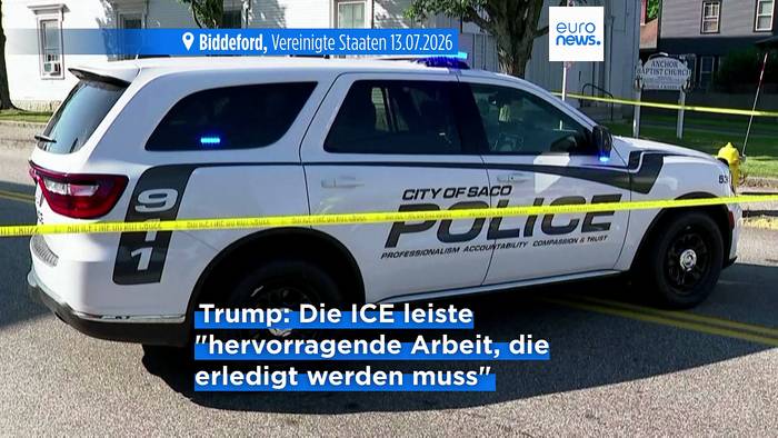 News video: Trotz tödlicher Schüsse: Trump hält an ICE-Verkehrskontrollen fest