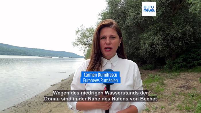 News video: Dürre legt Donau lahm: Kreuzfahrtschiffe sitzen in Rumänien fest