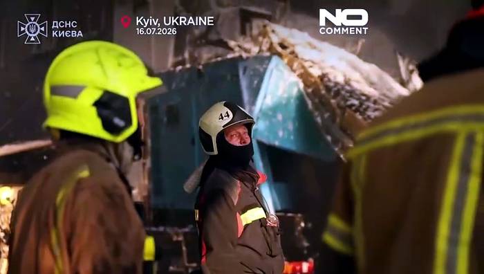 News video: Kyjiw erneut unter Beschuss: Ukraine meldet zwei Tote nach russischem Angriff