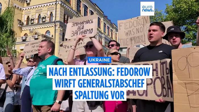 News video: Politbeben in der Ukraine: Fedorow erhebt schwere Vorwürfe gegen Armeechef