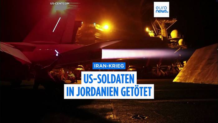News video: Nach Tod von US-Soldaten: USA melden Schlag gegen iranische Kräfte