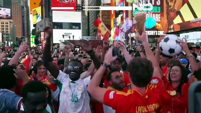 News video: Spanien-Fans feiern WM-Sieg