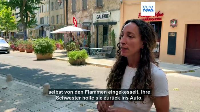 Video: Cotignac: Historisches französisches Dorf trotzt verheerendem Waldbrand