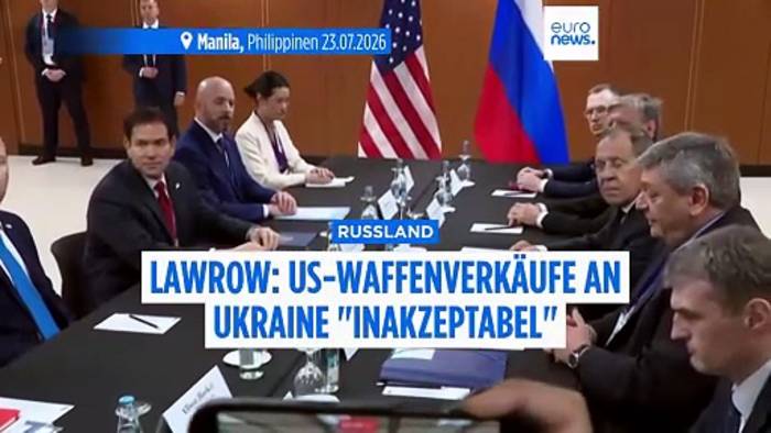News video: Lawrow warnt USA vor weiteren Waffenlieferungen an Kyjiw