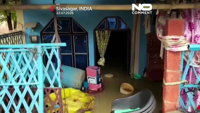 News video: Monsunfluten in Assam töten mindestens 41 Menschen, Rettung läuft weiter