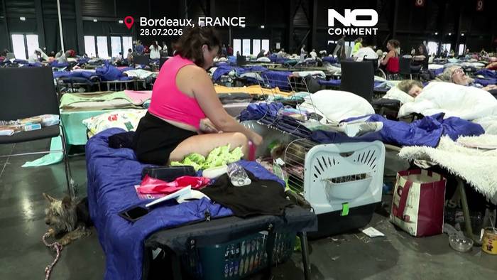 Video: Frankreich: Tierärzte versorgen Haustiere von Waldbrand-Evakuierten